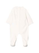 Moncler .love Baby Set With Logo Moncler .love Baby Set With Logo - Bianco
