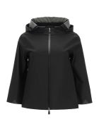 Herno Laminar Alabama Mini Cape Jacket Herno Laminar Alabama Mini Cape Jacket - NERO (Black)