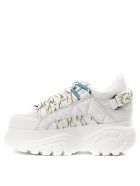 Buffalo White High Leather Sneaker Buffalo White High Leather Sneaker - White