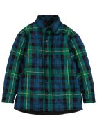 Philosophy di Lorenzo Serafini Kids Check Quilted Jacket With Logo Philosophy di Lorenzo Serafini Kids Check Quilted Jacket With Logo - Multicolor