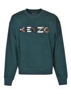 Kenzo Oversize Multico Logo Sweatshirt Kenzo Oversize Multico Logo Sweatshirt - Verde