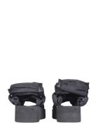RED Valentino Platform Sandals With Bows RED Valentino Platform Sandals With Bows - NERO