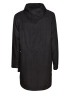 Prada Large Pocket Logo Plaque Raincoat Prada Large Pocket Logo Plaque Raincoat - Black