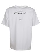 MSGM Regular Fit Quote T-shirt MSGM Regular Fit Quote T-shirt - White