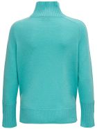 Antonelli Light Blue Wool Blend Sweater Antonelli Light Blue Wool Blend Sweater - Light blue