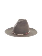 Round Crown Large Raw Brim Casamarina Beadwork Super Duper Hats Round Crown Large Raw Brim Casamarina Beadwork - Dove