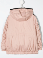 Kid Powder Pink Denata Short Parka Moncler Kid Powder Pink Denata Short Parka