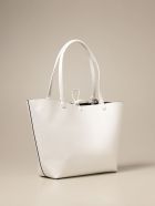 Armani Exchange Shoulder Bag Armani Exchange Reversible Shoulder Bag In Synthetic Textured Leather Armani Collezioni Armani Exchange Shoulder Bag Armani Exchange Reversible Shoulder Bag In Synthetic Textured Leather - Yellow Cream