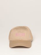Ganni Hat Ganni Baseball Cap In Cotton With Logo Ganni Hat Ganni Baseball Cap In Cotton With Logo - Ocher