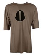 Rick Owens Centre Logo Print T-shirt Rick Owens Centre Logo Print T-shirt - Dust