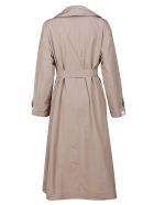 Pink Technical Fabric Coat Max Mara Pink Technical Fabric Coat - Beige