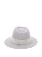 Maison Michel Andre Felt Trilby Hat Maison Michel Andre Felt Trilby Hat - PEARL GREY (Grey)