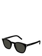 Saint Laurent Saint Laurent Sl 28 Black Sunglasses Saint Laurent Saint Laurent Sl 28 Black Sunglasses - Black