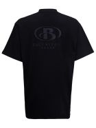 Balenciaga Black Cotton T-shirt With Logo Balenciaga Black Cotton T-shirt With Logo - Black