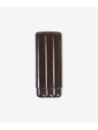 Three Cigar Holder "reyes Del Morro" Larusmiani Three Cigar Holder "reyes Del Morro" - brown