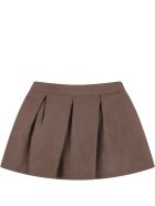 Little Bear Brown Skirt For Baby Girl Little Bear Brown Skirt For Baby Girl - Brown