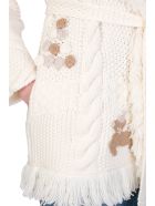 Alanui Cardigan In White Wool Alanui Cardigan In White Wool - Canvas White