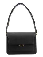 Marni Trunk Bag In Saffiano Calf Marni Trunk Bag In Saffiano Calf - Black