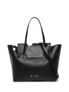 Off-White Burrow 38 Back Leather Shopper Bag Off-White Burrow 38 Back Leather Shopper Bag - Black