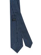 Printed Neck Tie Eddy Monetti Printed Neck Tie - Blue/White