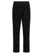 Dolce & Gabbana Loose Logo Jeans Dolce & Gabbana Loose Logo Jeans - Black