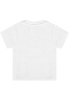 Hugo Boss White T-shirt For Baby Boy With Logo Hugo Boss White T-shirt For Baby Boy With Logo - White