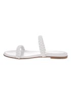 White Marley 05 Flat Sandal Gianvito Rossi White Marley 05 Flat Sandal