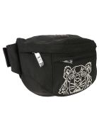 Kenzo Spring Embroidered Belt Bag Kenzo Spring Embroidered Belt Bag - Black