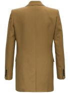 Saint Laurent Single Breasted Camel Wool Blazer Saint Laurent Single Breasted Camel Wool Blazer - Beige