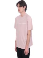 Throwback T-shirt In Rose-pink Cotton Throwback T-shirt In Rose-pink Cotton - rose-pink