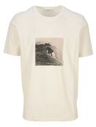 Saint Laurent Surfer T-shirt Saint Laurent Surfer T-shirt - ECRU