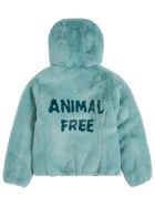 Save the Duck Mimi Animal Free Green Ecological Fur Save the Duck Mimi Animal Free Green Ecological Fur - Green