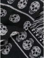 Alexander McQueen Skull Wool Scarf Alexander McQueen Skull Wool Scarf - Black