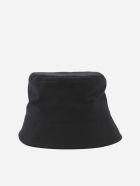 Valentino Garavani Bucket Hat In Cotton With Vltn Print Valentino Garavani Bucket Hat In Cotton With Vltn Print - Nero