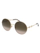 Gg0878s Sunglasses Gucci Gg0878s Sunglasses - 002 GOLD GOLD BROWN