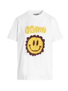 Ganni 'smiley' T-shirt Ganni 'smiley' T-shirt - White