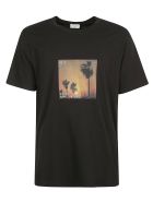 Saint Laurent Photo Print T-shirt Saint Laurent Photo Print T-shirt - Black/Multicolor
