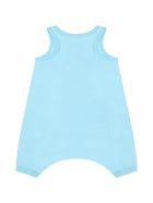 Burberry Light Blue Set For Babygirl With Roses Burberry Light Blue Set For Babygirl With Roses - Light Blue