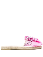 Woman Flat Sandals With Knot - Bandana - Pink Manebi Woman Flat Sandals With Knot - Bandana - Pink - Rose & blush