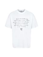 MSGM Oversize T-shirt - X Isabella Santacroce MSGM Oversize T-shirt - X Isabella Santacroce - WHITE