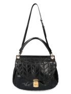 Miu Miu Leather Shoulder Bag Miu Miu Leather Shoulder Bag - black