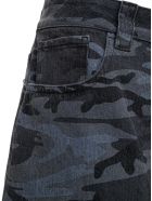 Balenciaga Camouflage Denim Bermuda Shorts Balenciaga Camouflage Denim Bermuda Shorts - Grey