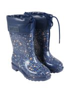 Melissa Blue Boots For Girl With Spots Melissa Blue Boots For Girl With Spots - Blue