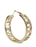 VETEMENTS Logo Hoop Earrings VETEMENTS Logo Hoop Earrings - GOLD