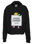 Opening Ceremony Light Bulb Box Logo Print Hoodie Opening Ceremony Light Bulb Box Logo Print Hoodie - Nero