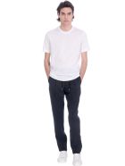 Giorgio Armani Pants In Blue Silk Giorgio Armani Pants In Blue Silk - blue