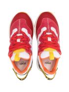 Fendi Sneakers With Color-block Design Fendi Sneakers With Color-block Design - Unica