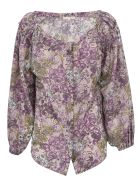 Gold Hawk Tropical Off Shoulder Top Gold Hawk Tropical Off Shoulder Top - Muted Rose Combo