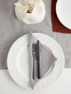Heavy Linen Runner Once Milano Heavy Linen Runner - Grey