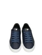 Hide&Jack Sneakers In Blue Leather Hide&Jack Sneakers In Blue Leather - blue